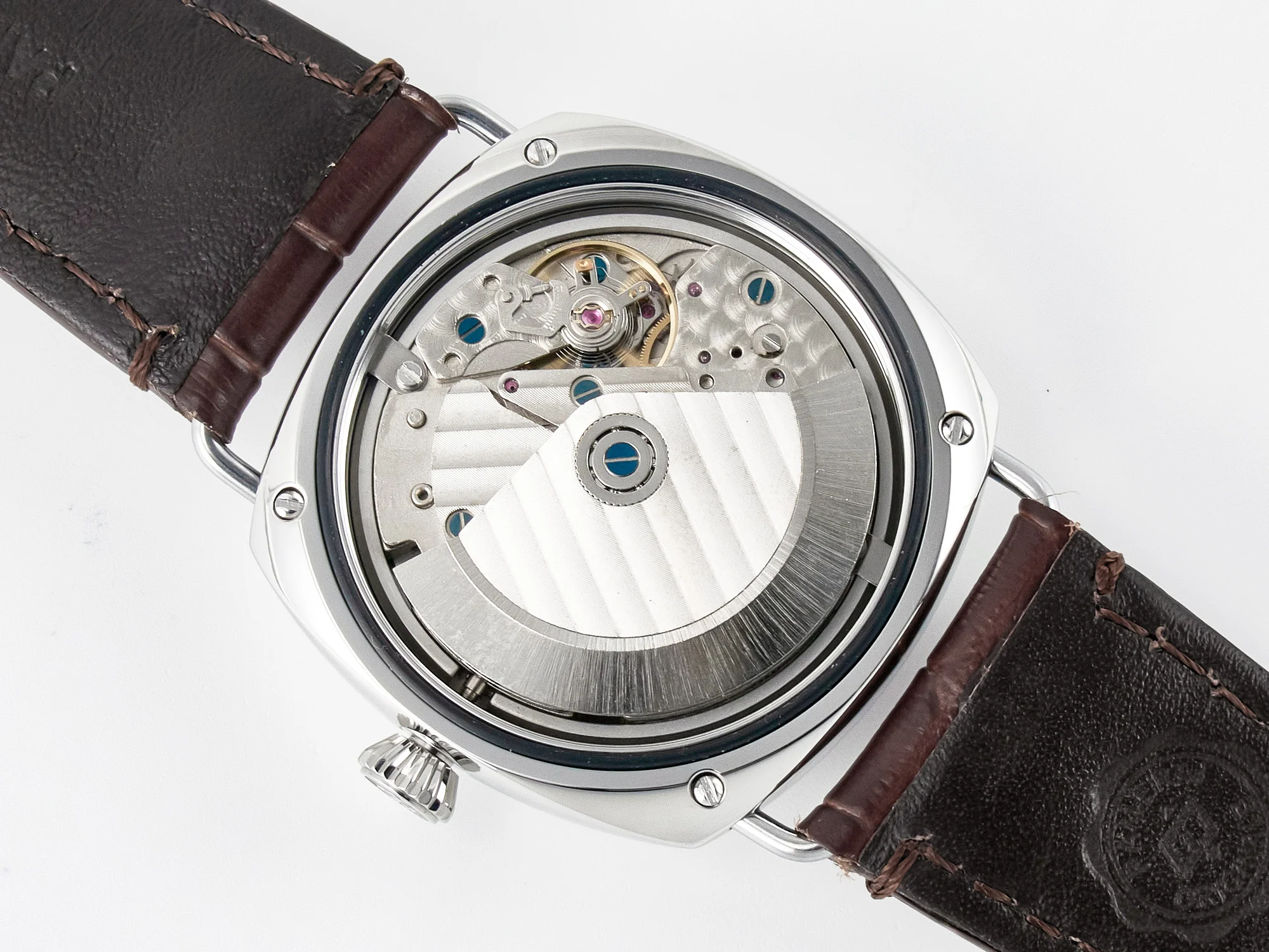 PAM1386 Radiomir 40mm TTF 1:1 Best Edition Green Dial on Brown Leather Strap P900