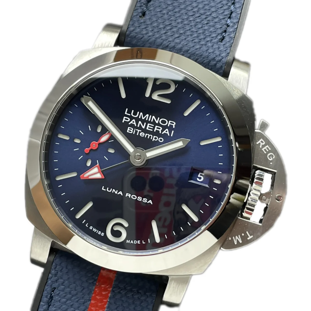 PAM1404 Luminor Quaranta BiTempo Luna Rossa 40mm