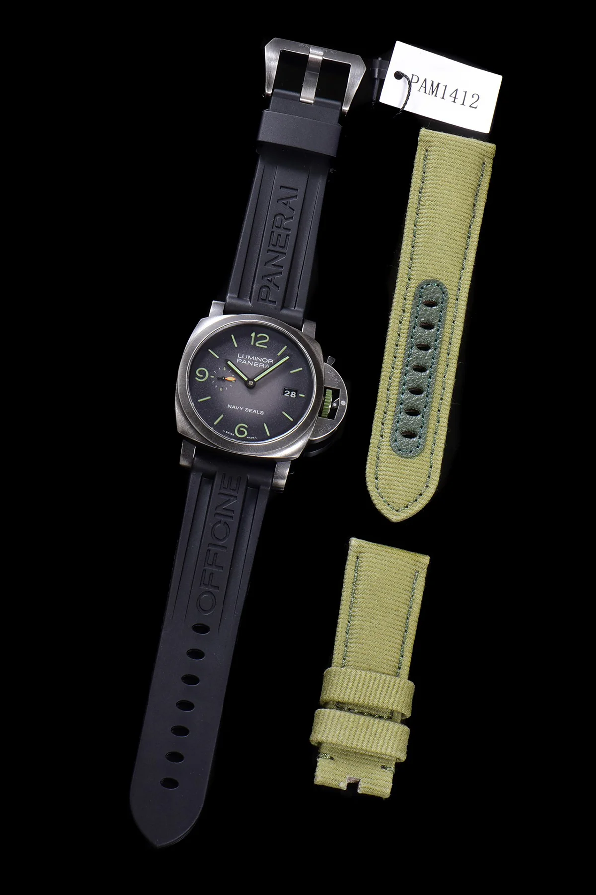 PAM1412 Luminor Marina Navy SEALs 44mm