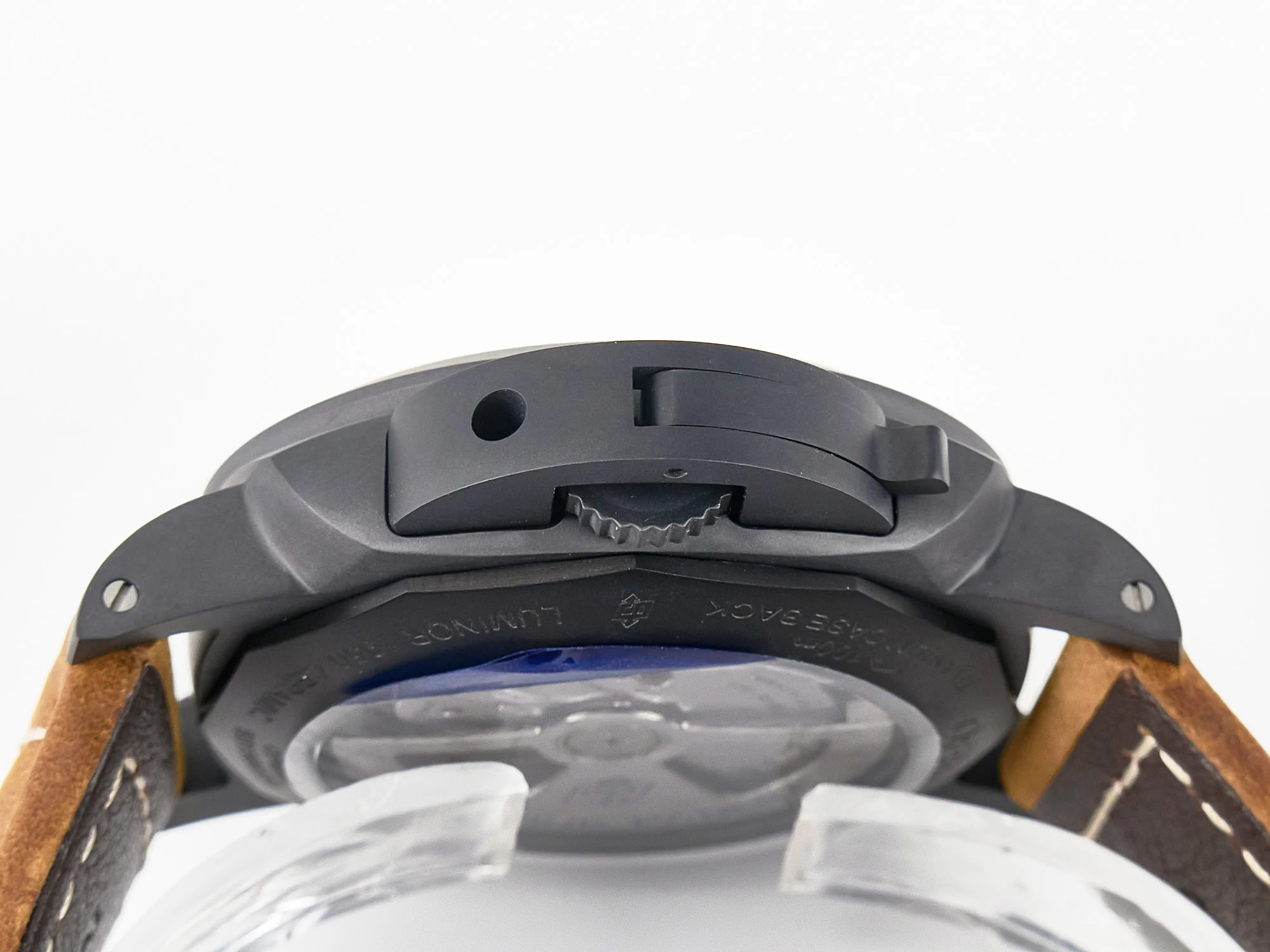 PAM441 Luminor Due VSF Best Edition Black Dial Black Carbon Bezel on Brown Asso Strap AXXXIV