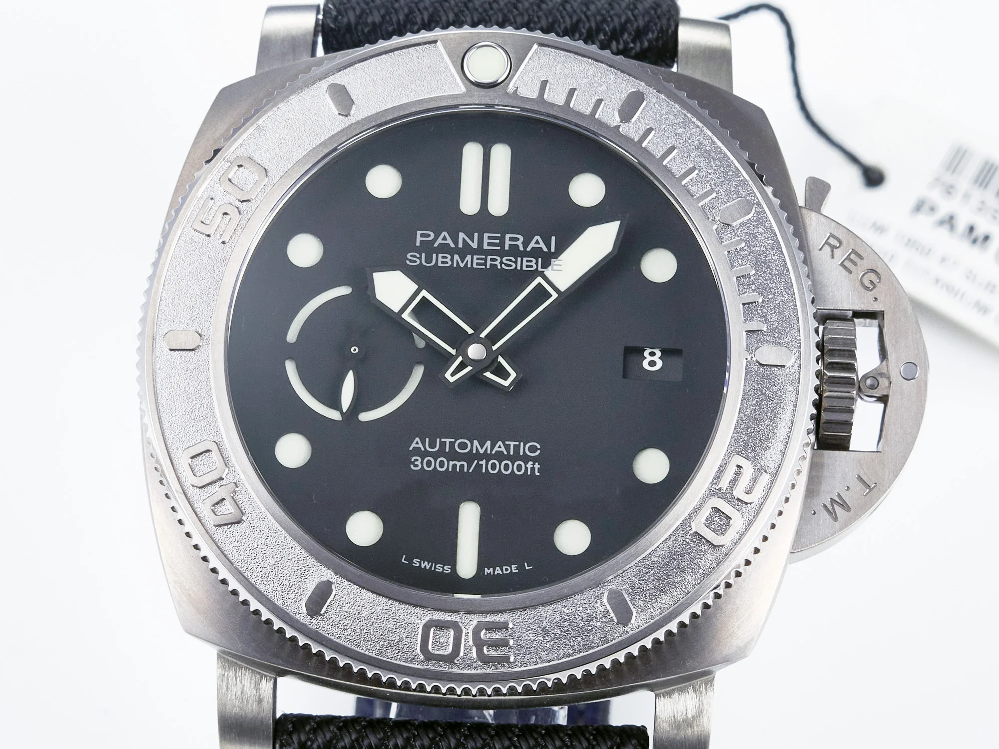 PAM984 Mike Horn Submersible VSF 1:1 Best Edition Black Dial on Black Nylon Strap P.9010 Clone