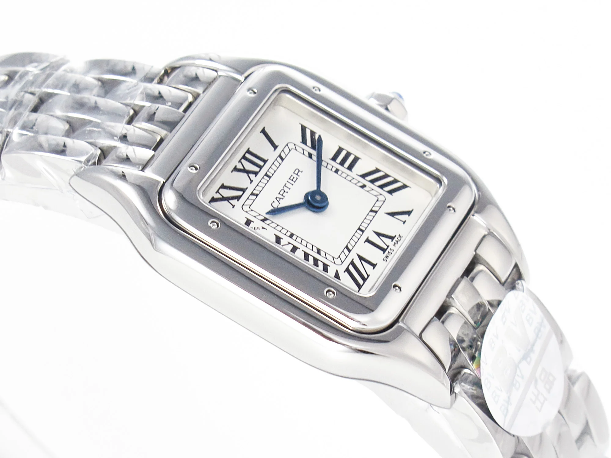 Panthère Secrete De Ladies 27mm SS BVF 1:1 Best Edition White Dial on SS Bracelet Ronda Quartz