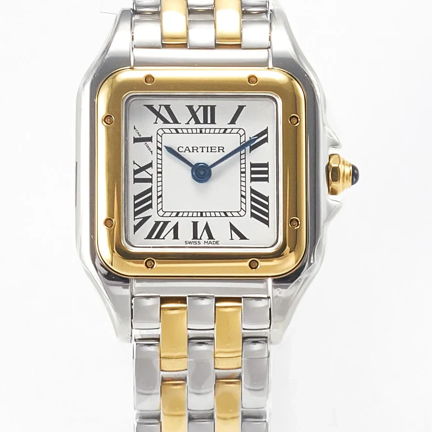 Panthère Secrete Ladies 22mm SS/YG 8848F 1:1 Best Edition White Dial on SS/YG Bracelet Ronda Quartz