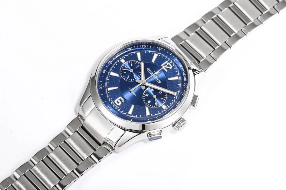 Polaris Chronograph Blue Dial on Bracelet