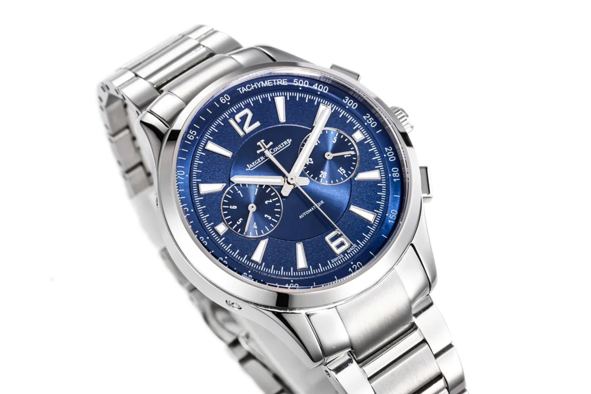 Polaris Chronograph Blue Dial on Bracelet