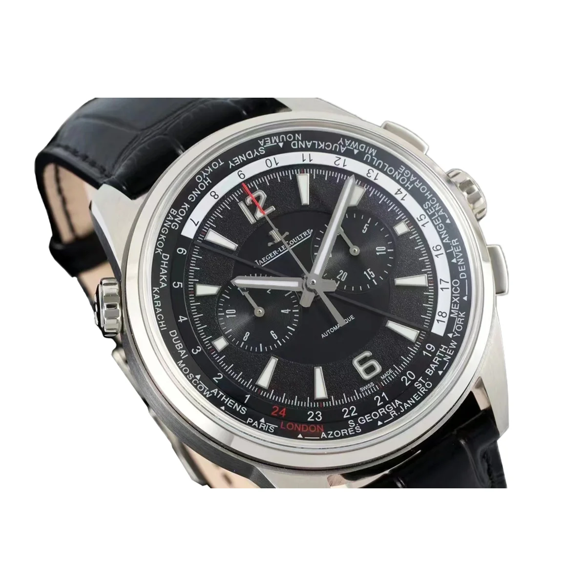 Polaris Chronograph Worldtime Black Dial Ref. Q905T470