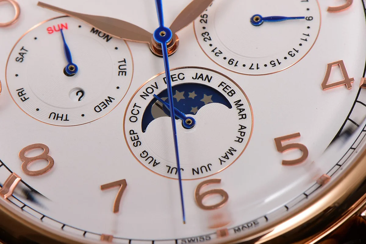Portofino Perpetual Calendar IW3446 White Dial in Rose Gold