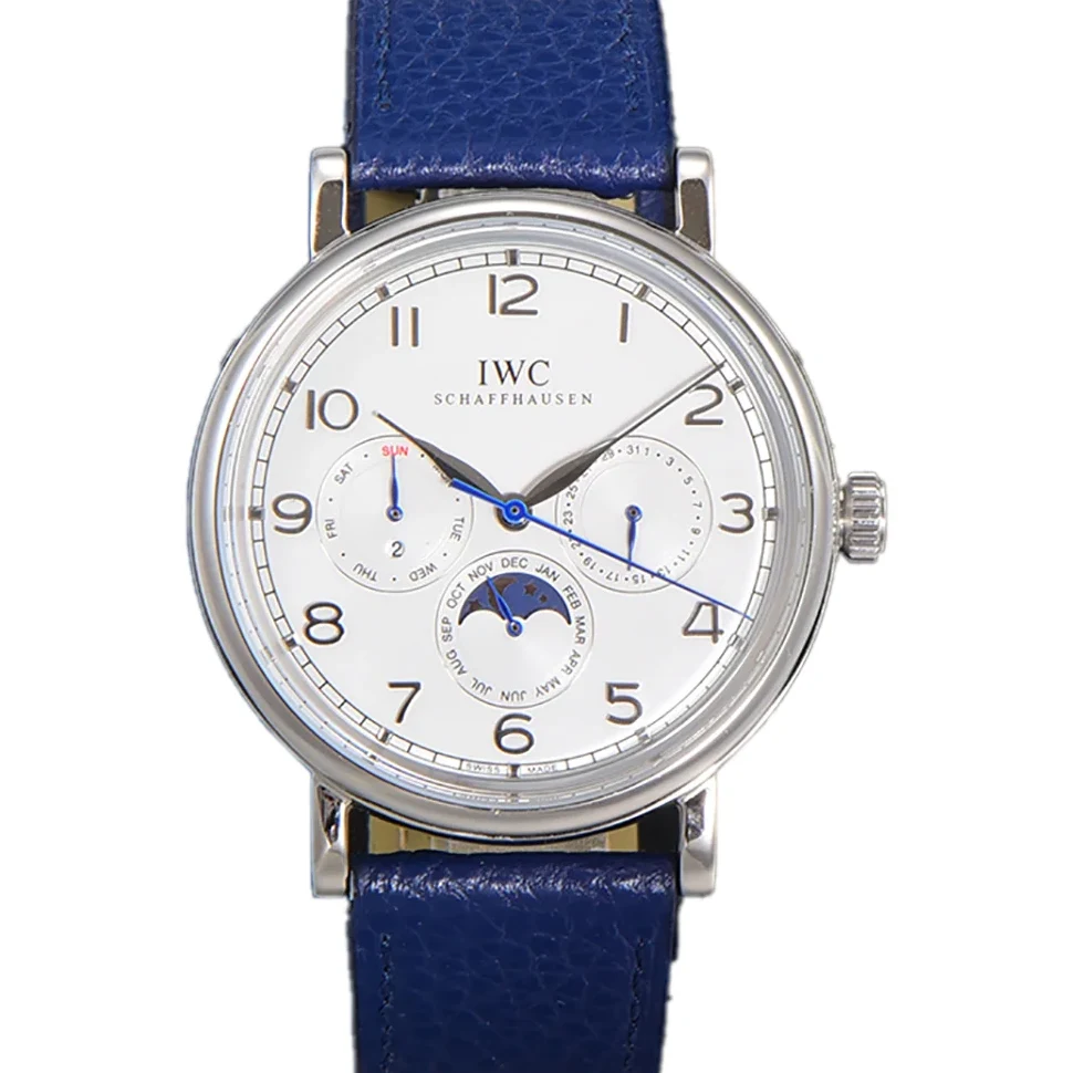 Portofino Perpetual Calendar IW3446 White Dial in Steel