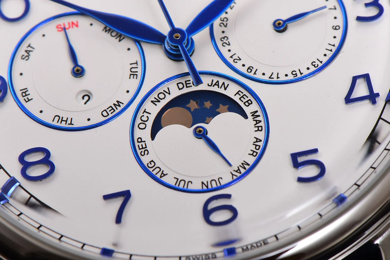 Portofino Perpetual Calendar IW3446 White Dial in Steel