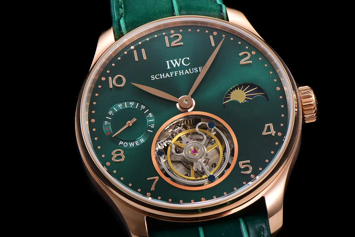 Portugese Tourbillon Green Dial on Rose Gold
