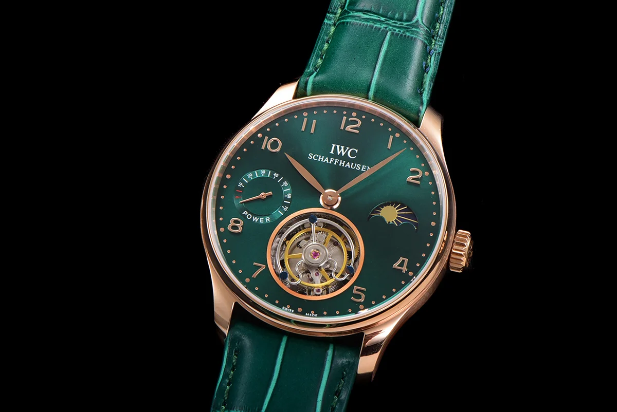 Portugese Tourbillon Green Dial on Rose Gold