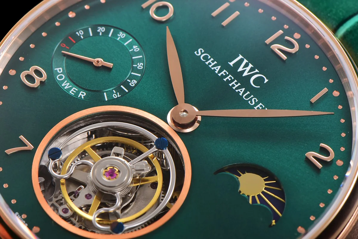 Portugese Tourbillon Green Dial on Rose Gold