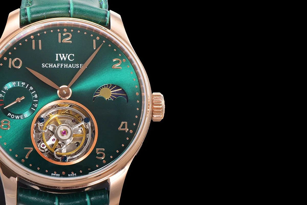 Portugese Tourbillon Green Dial on Rose Gold