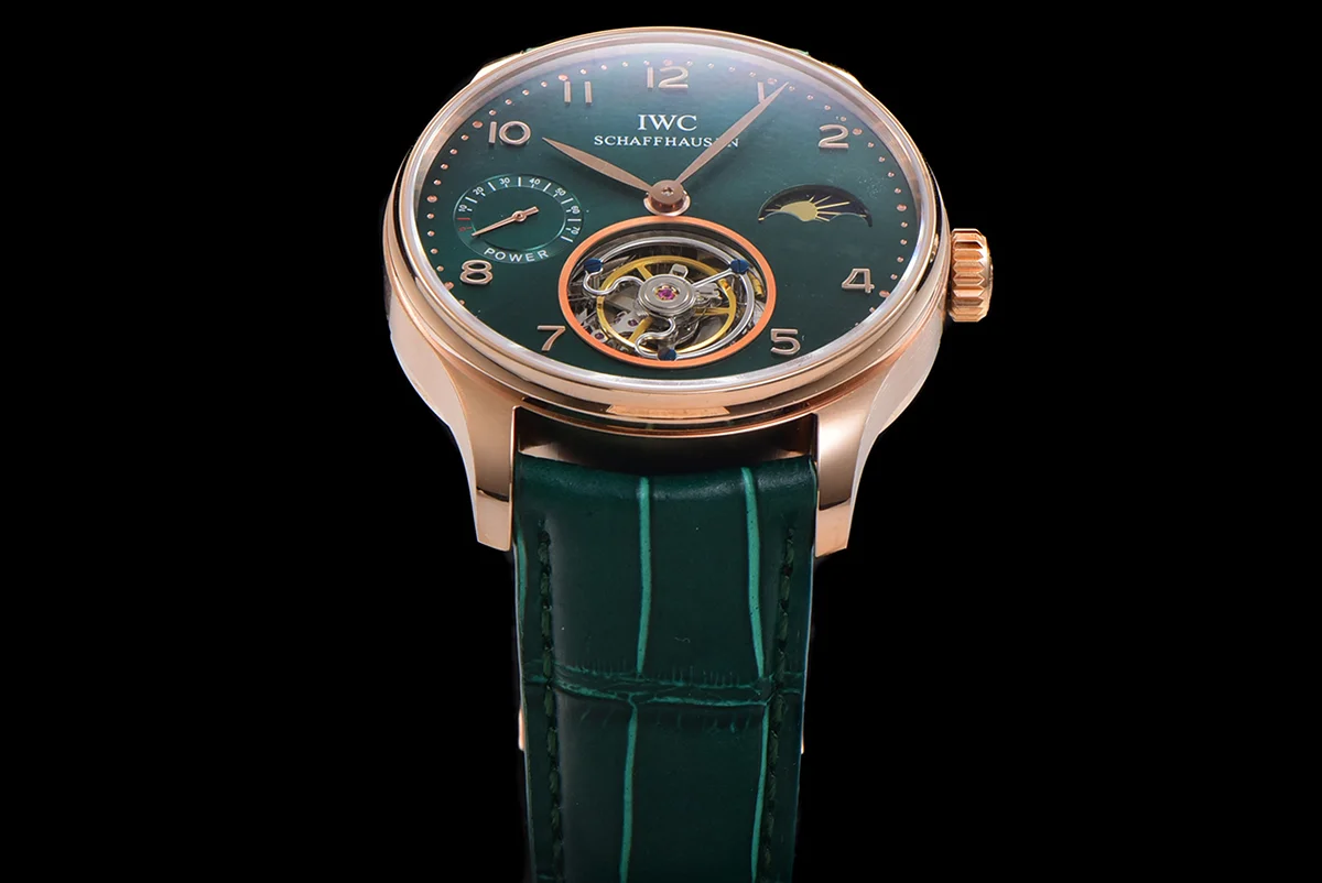 Portugese Tourbillon Green Dial on Rose Gold