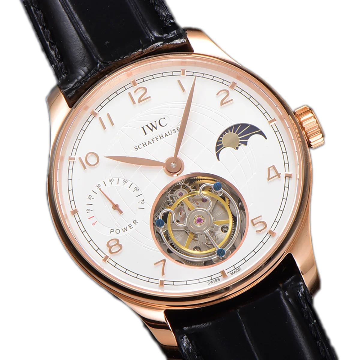 Portugese Tourbillon White Dial on Rose Gold
