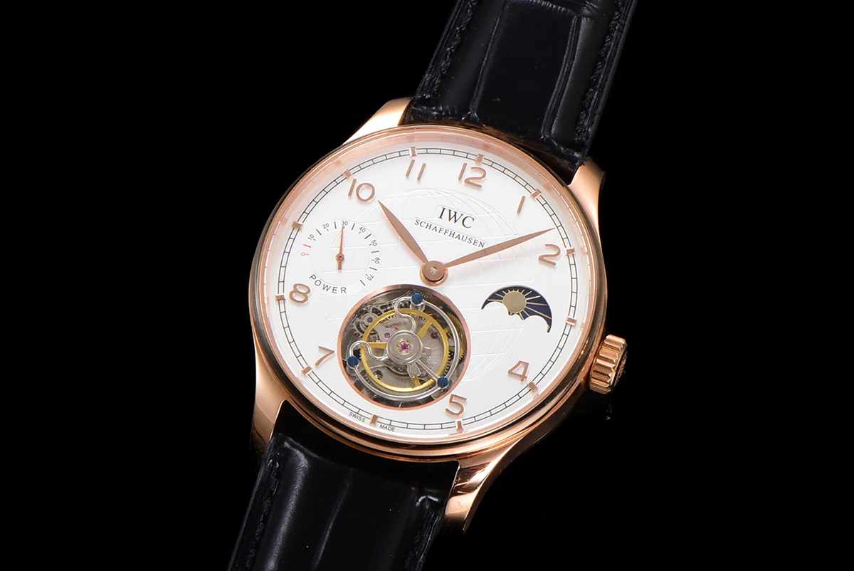 Portugese Tourbillon White Dial on Rose Gold