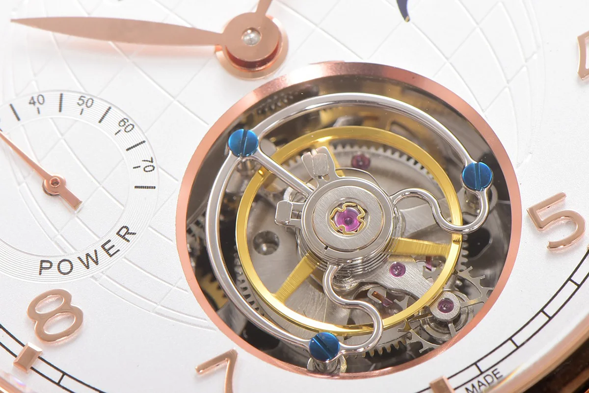 Portugese Tourbillon White Dial on Rose Gold