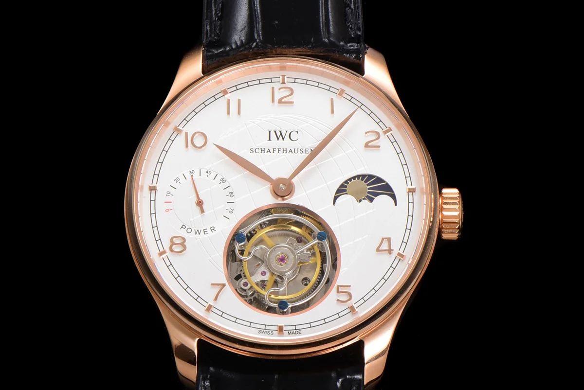 Portugese Tourbillon White Dial on Rose Gold