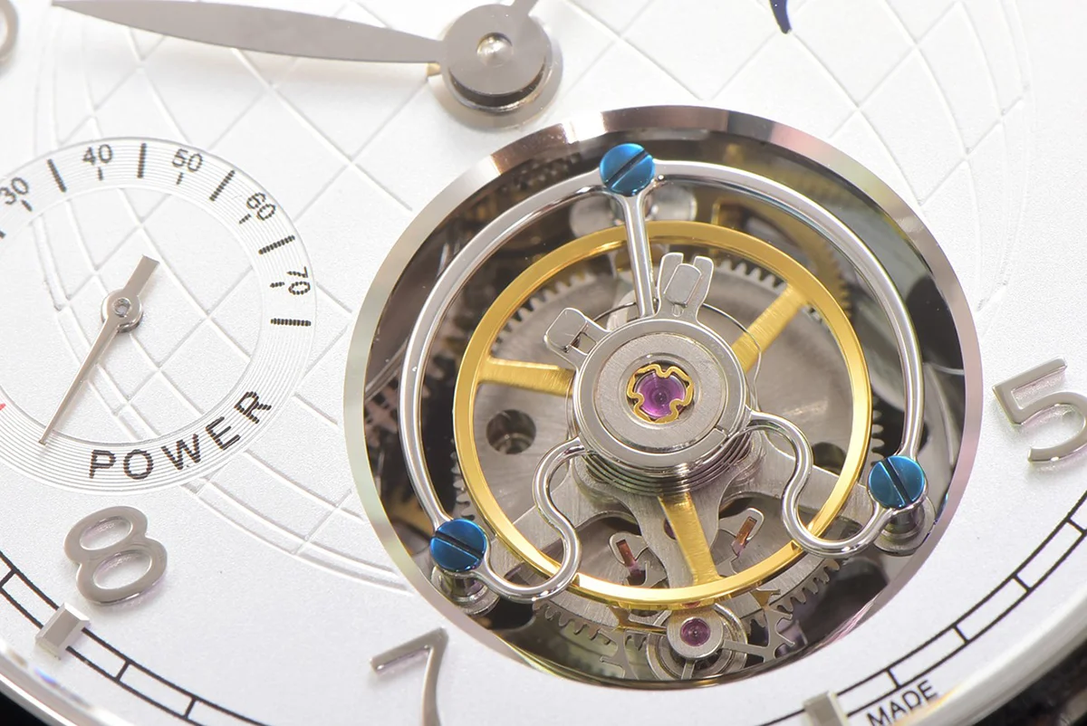 Portugese Tourbillon White Dial on Steel