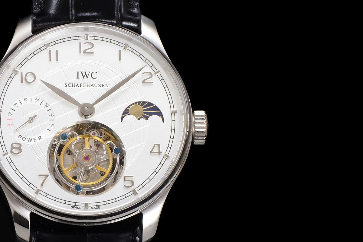 Portugese Tourbillon White Dial on Steel