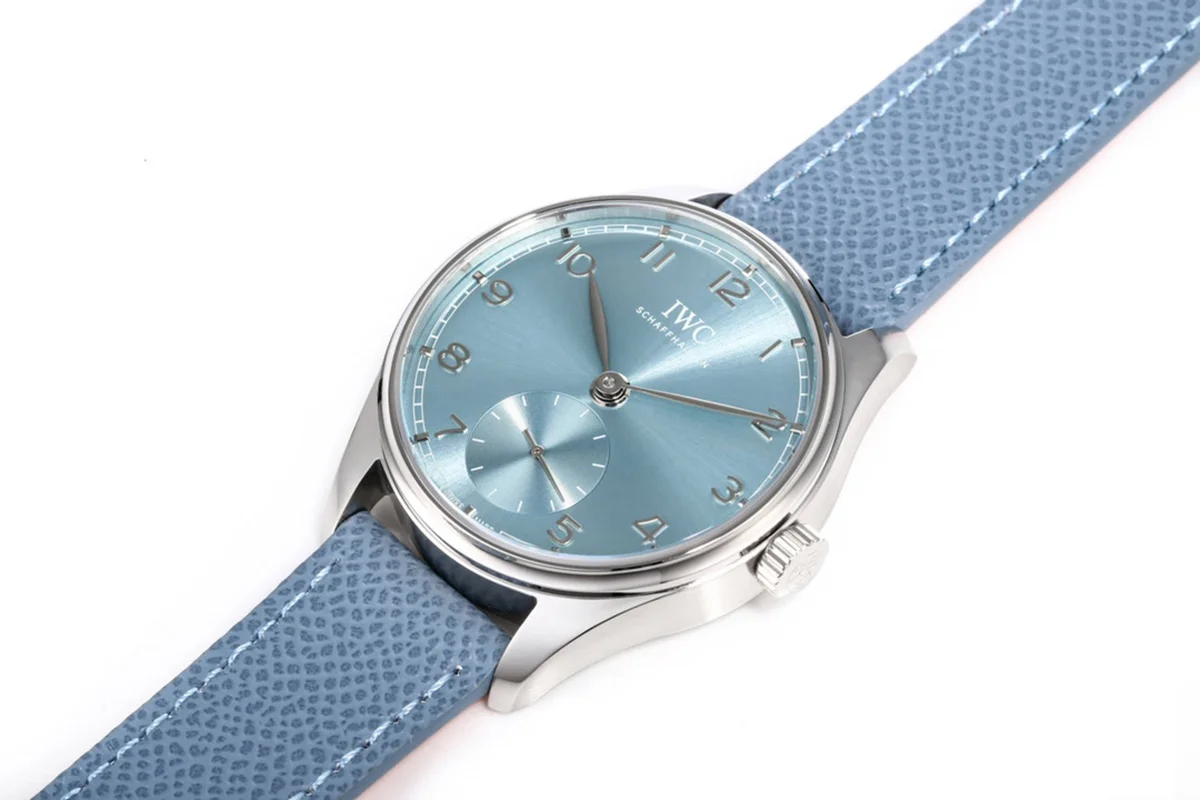 Portugieser Automatic 40 IW358402 Blue Dial in White Gold