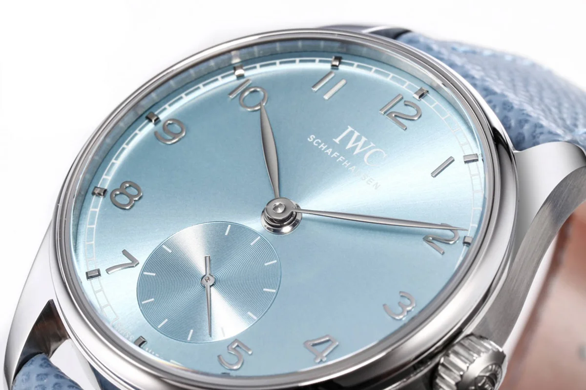 Portugieser Automatic 40 IW358402 Blue Dial in White Gold