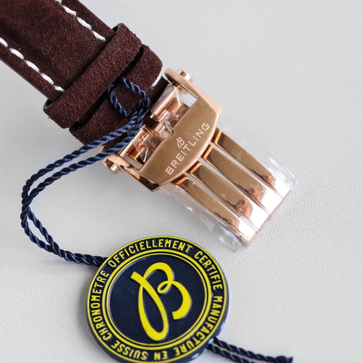 Premier B01 Chronograph 42 Bentley Centenary Brown Dial in Red Gold Ref. RB01181A1Q1X1