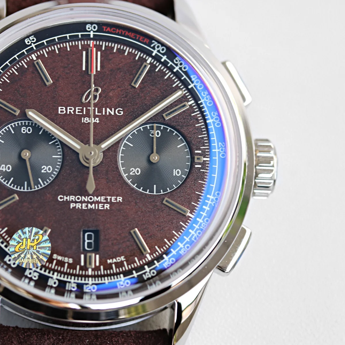 Premier B01 Chronograph 42 Bentley Centenary Brown Dial in Steel Ref. AB01181A1Q1X1