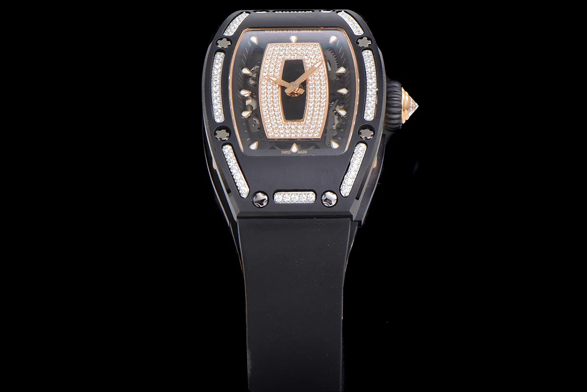 RM 007 Automatic Ladies Ceramique Noire Serti