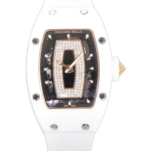 RM 007 Automatic Ladies White Ceramic