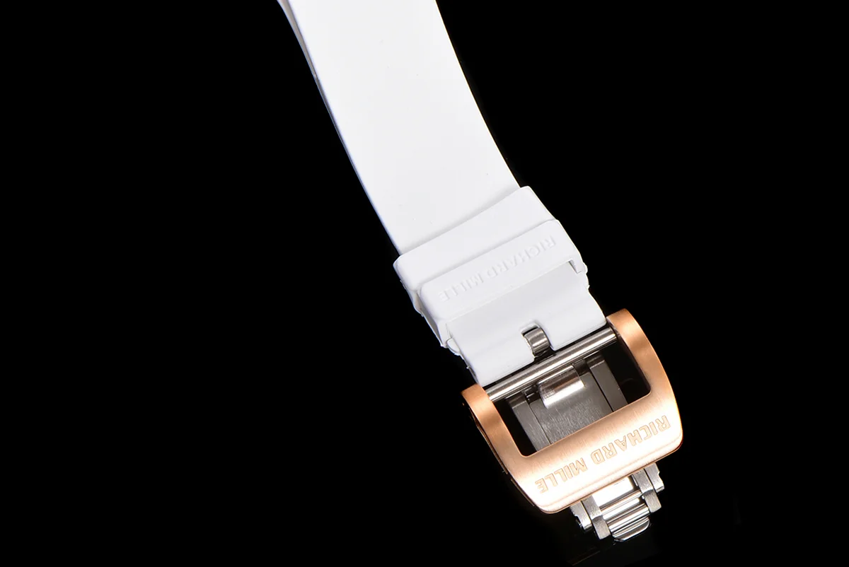 RM 007 Automatic Ladies White Ceramic White Lips