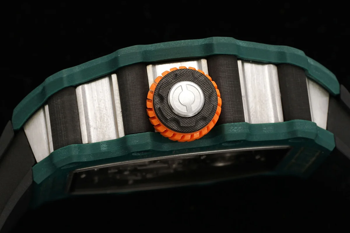 RM 021-02 Tourbillon Aerodyne on Black Rubber Strap