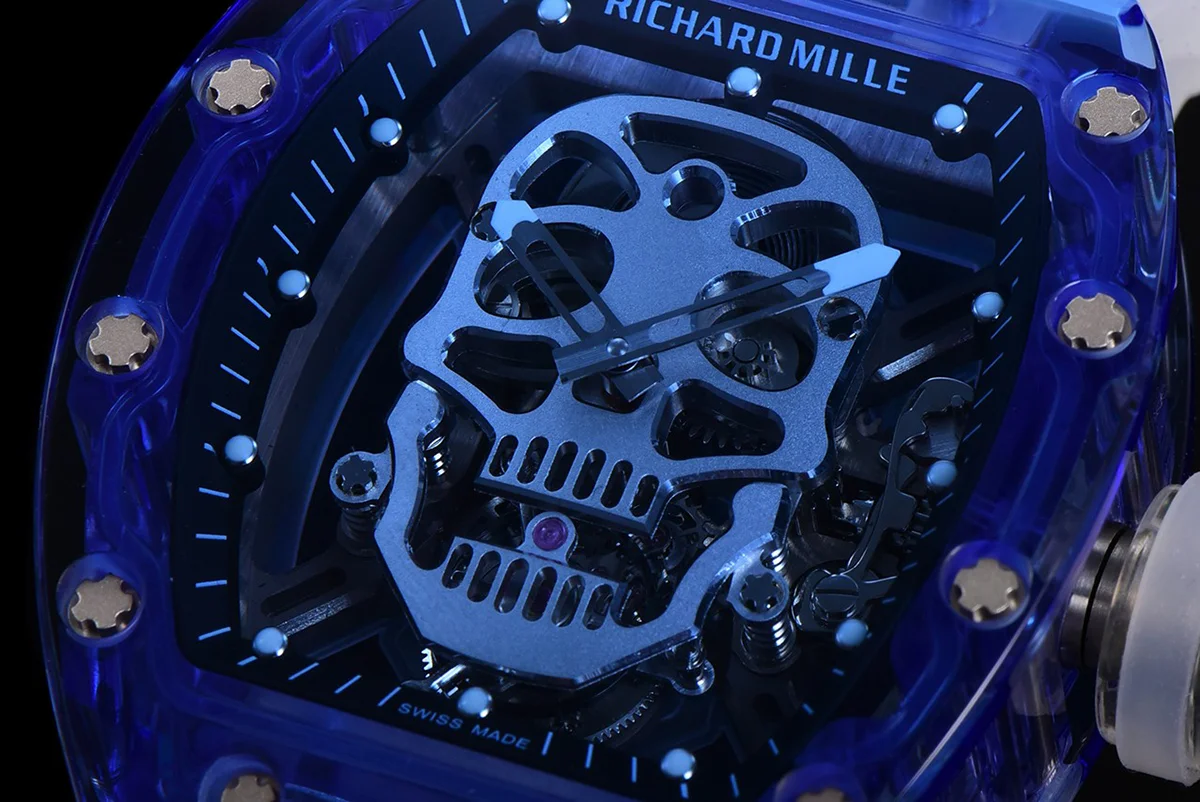 RM 027-01 Tourbillon Blue Sapphire Skull