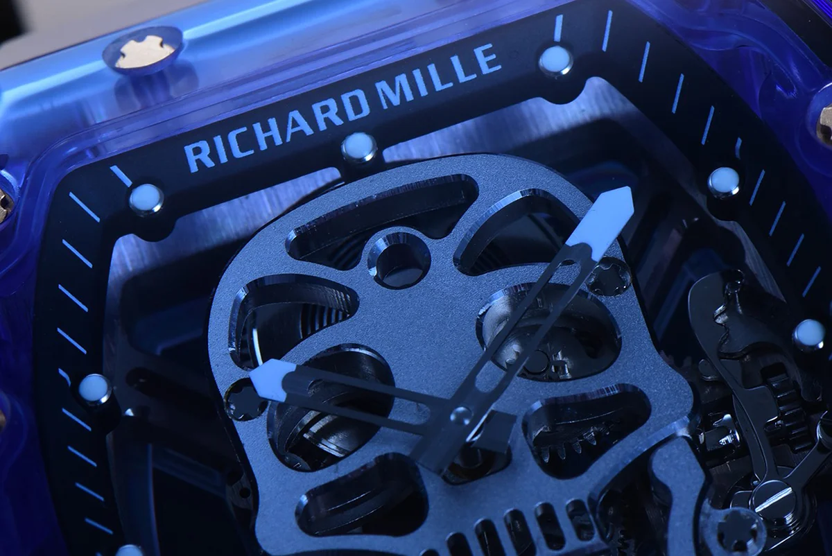 RM 027-01 Tourbillon Blue Sapphire Skull