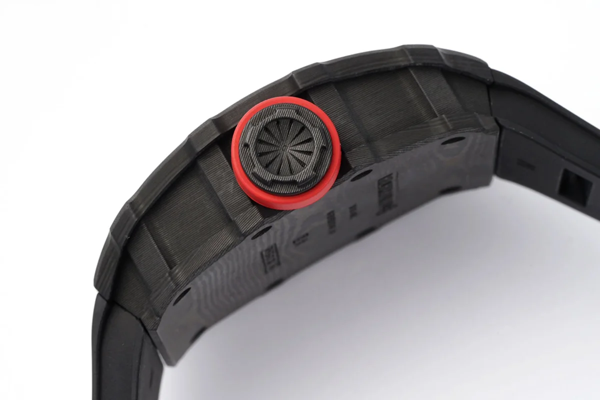 RM 035-01 Rafael Nadal NTPT Carbon on Black Rubber Strap (Sonic)