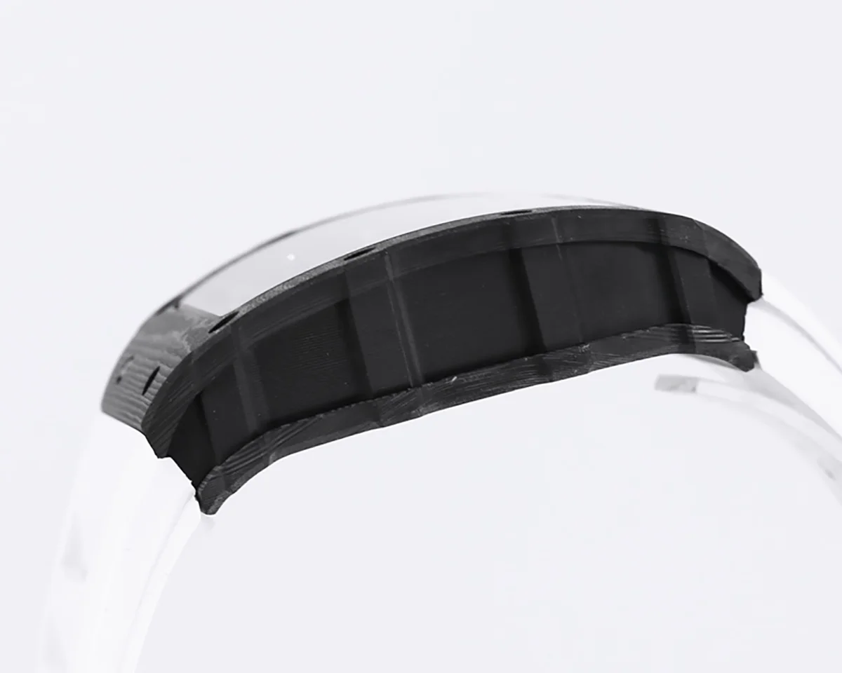 RM 035-01 Rafael Nadal NTPT Carbon White Rubber Strap