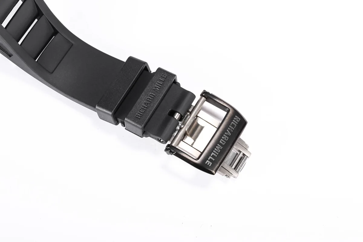 RM 055 Bubba Watson NTPT on Black Rubber Strap RMUL2
