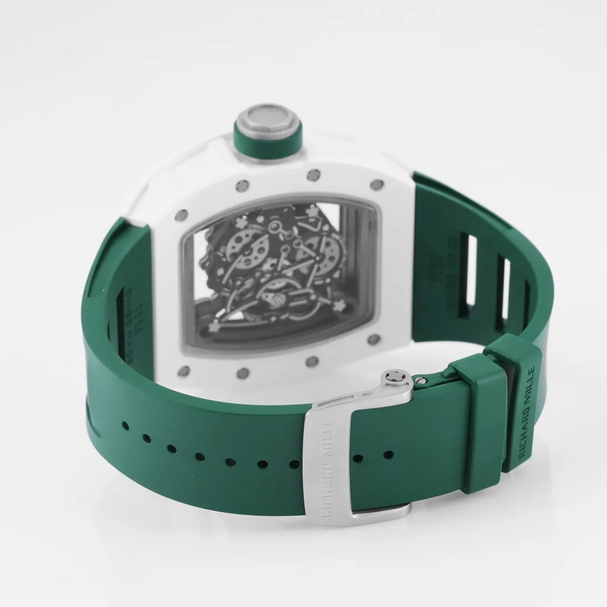 RM 055 White Bubba Watson White Ceramic on Green Rubber