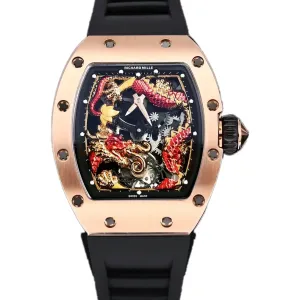 RM 057 Tourbillon Dragon in Rose Gold