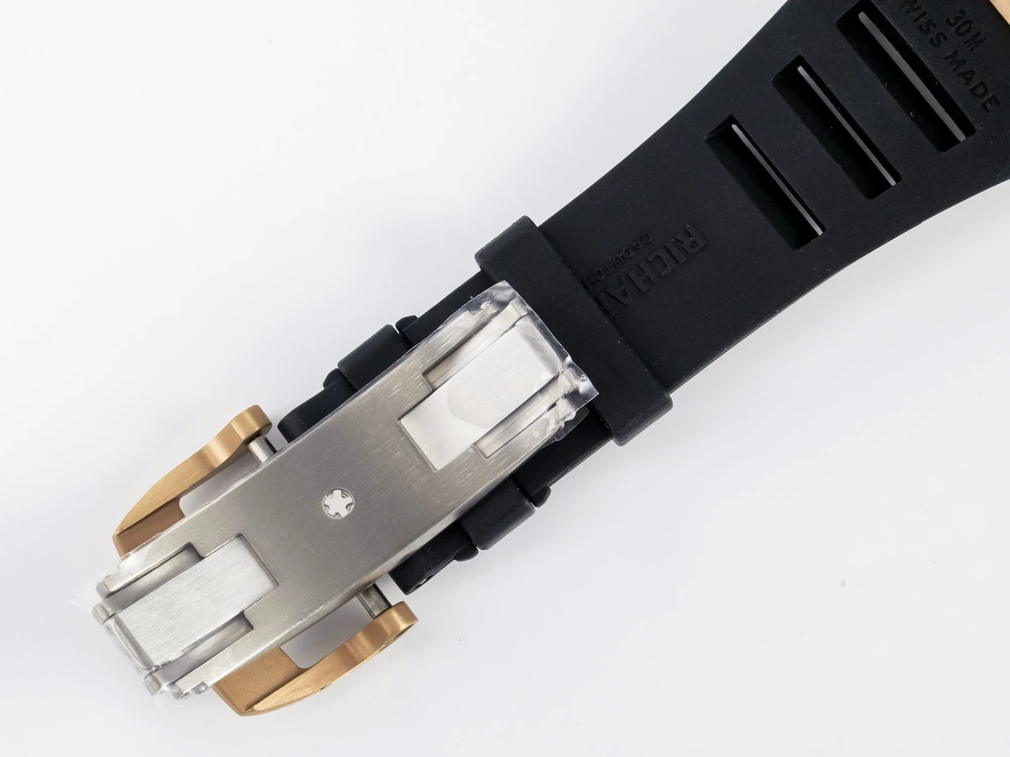 RM035-02 RG SONIC Best Edition Skeleton Dial on Black Rubber Strap Clone RMUL1