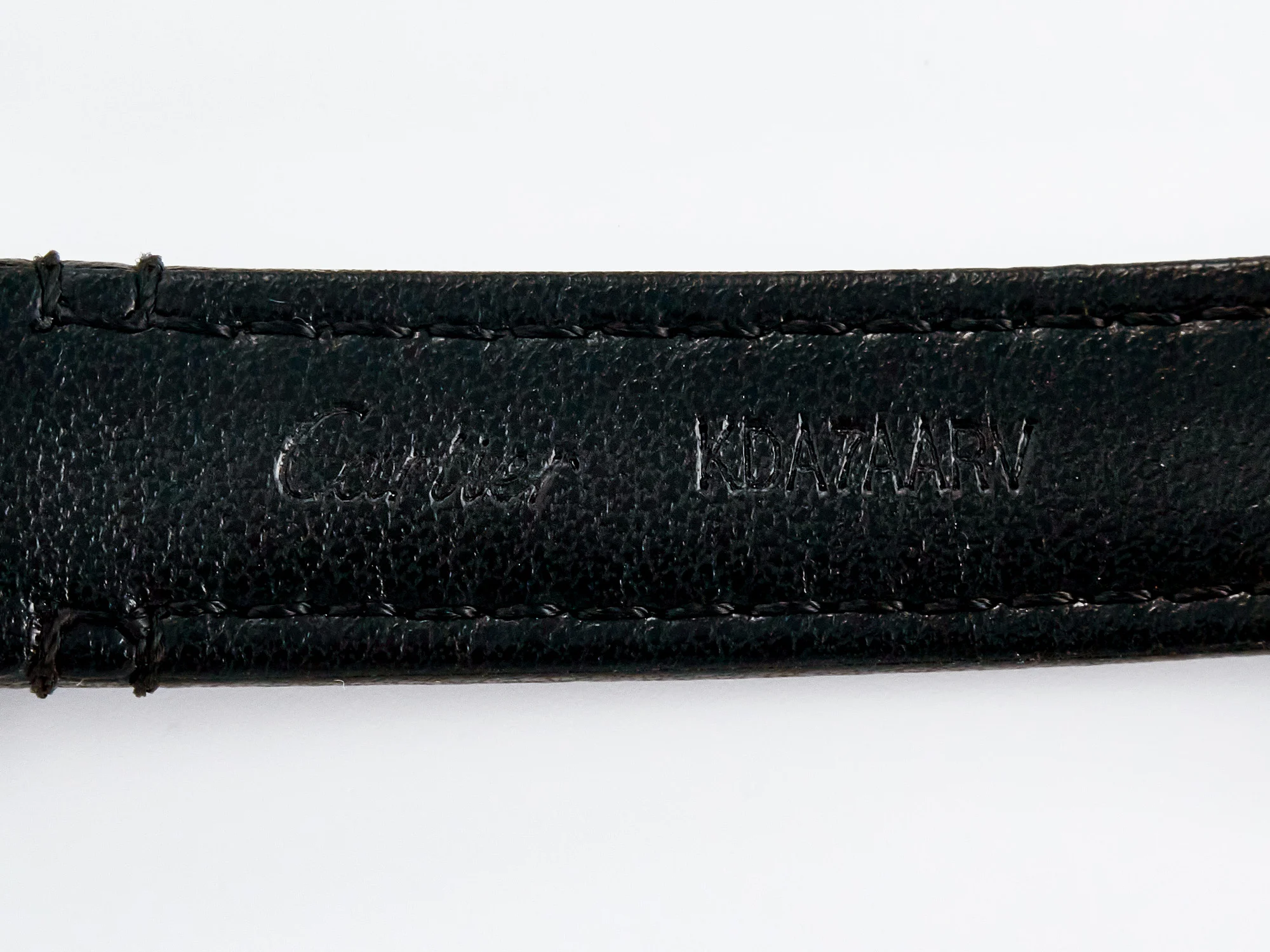 Ronde De Cartier 29mm DRF 1:1 Best Edition Sandblasted Silver-Plated White Dial on Black Leather Strap Ronda Quartz