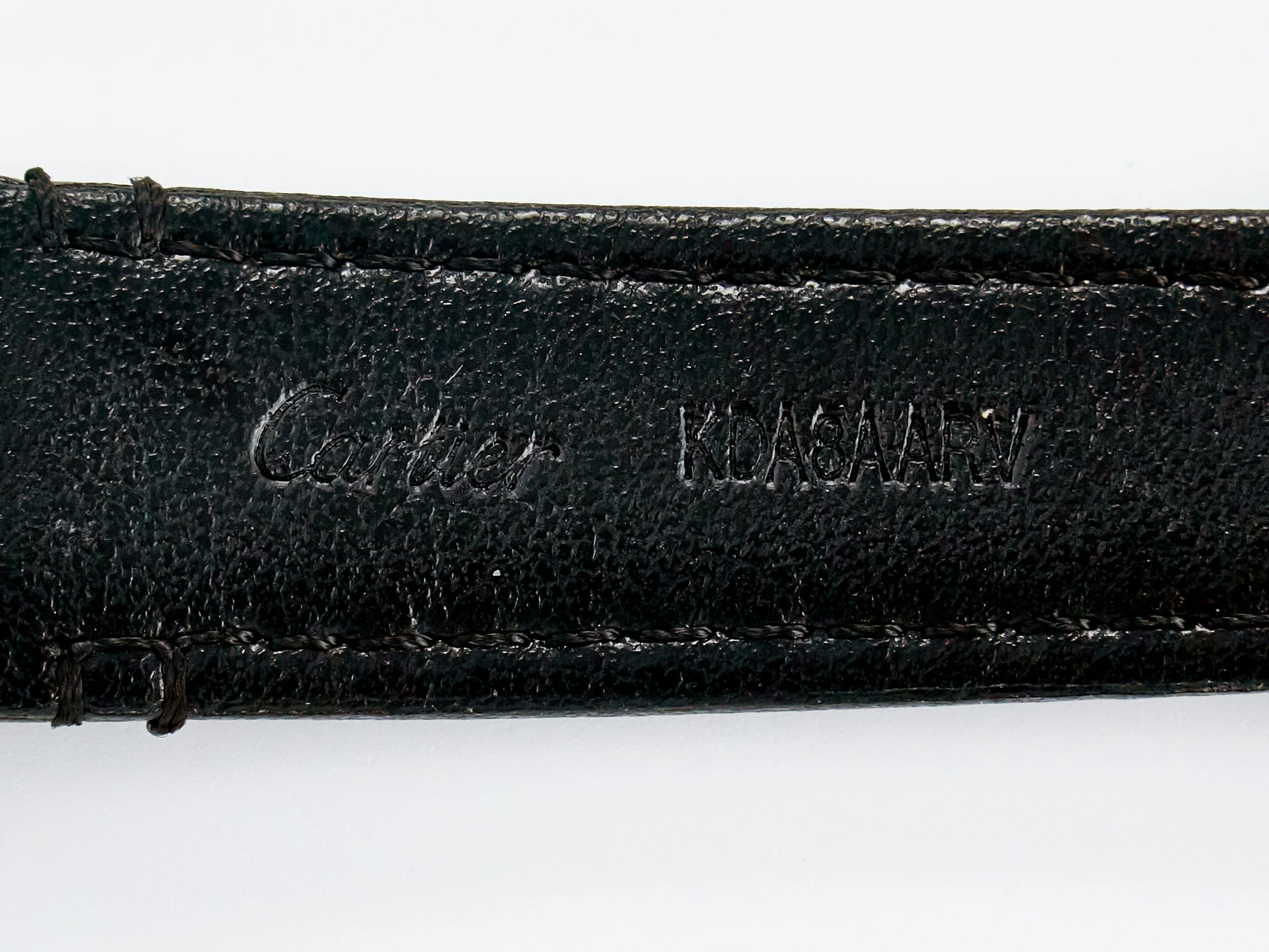 Ronde De Cartier 36mm DRF 1:1 Best Edition Sandblasted Silver-Plated White Dial on Black Leather Strap Ronda Quartz