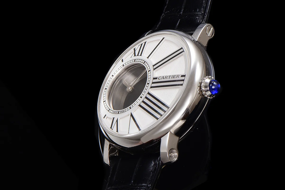 Rotonde De Cartier White Dial in Steel