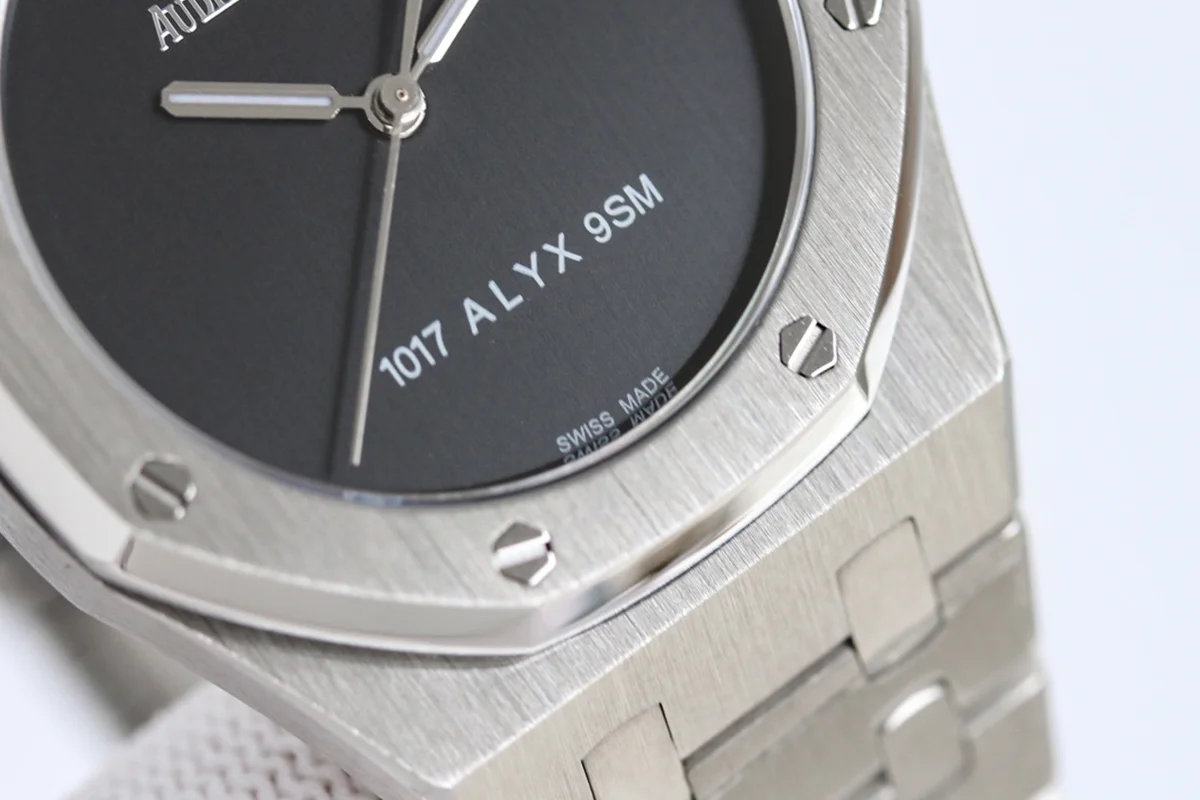 Royal Oak 15550 Black Dial 1017 ALYX 9SM in White Gold
