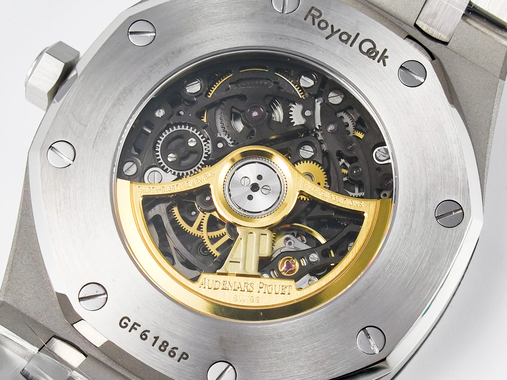Royal Oak 41mm Skeleton 15407 SS ZF 1:1 Best Edition Skeleton Dial on SS Bracelet A3132