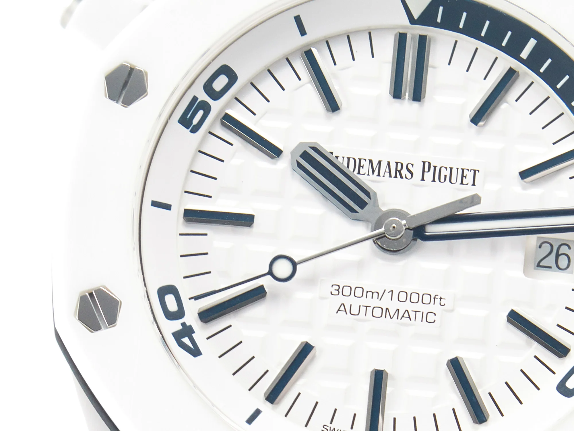 Royal Oak Offshore Diver 15707 White Ceramic ZF 1:1 Best Edition SA3120 Super Clone
