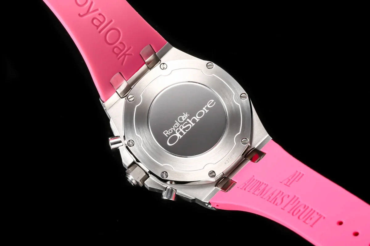 Royal Oak Offshore Selfwinding Chronograph 37mm Pink Dial in Steel 26231ST