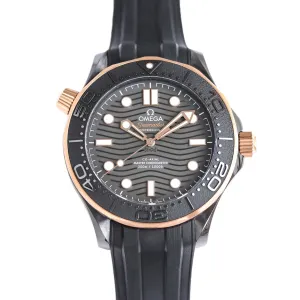 Seamaster Diver 300M Co-Axial Master Chronometer 43.5mm 210.62.44.20.01.001 on Rubber Strap