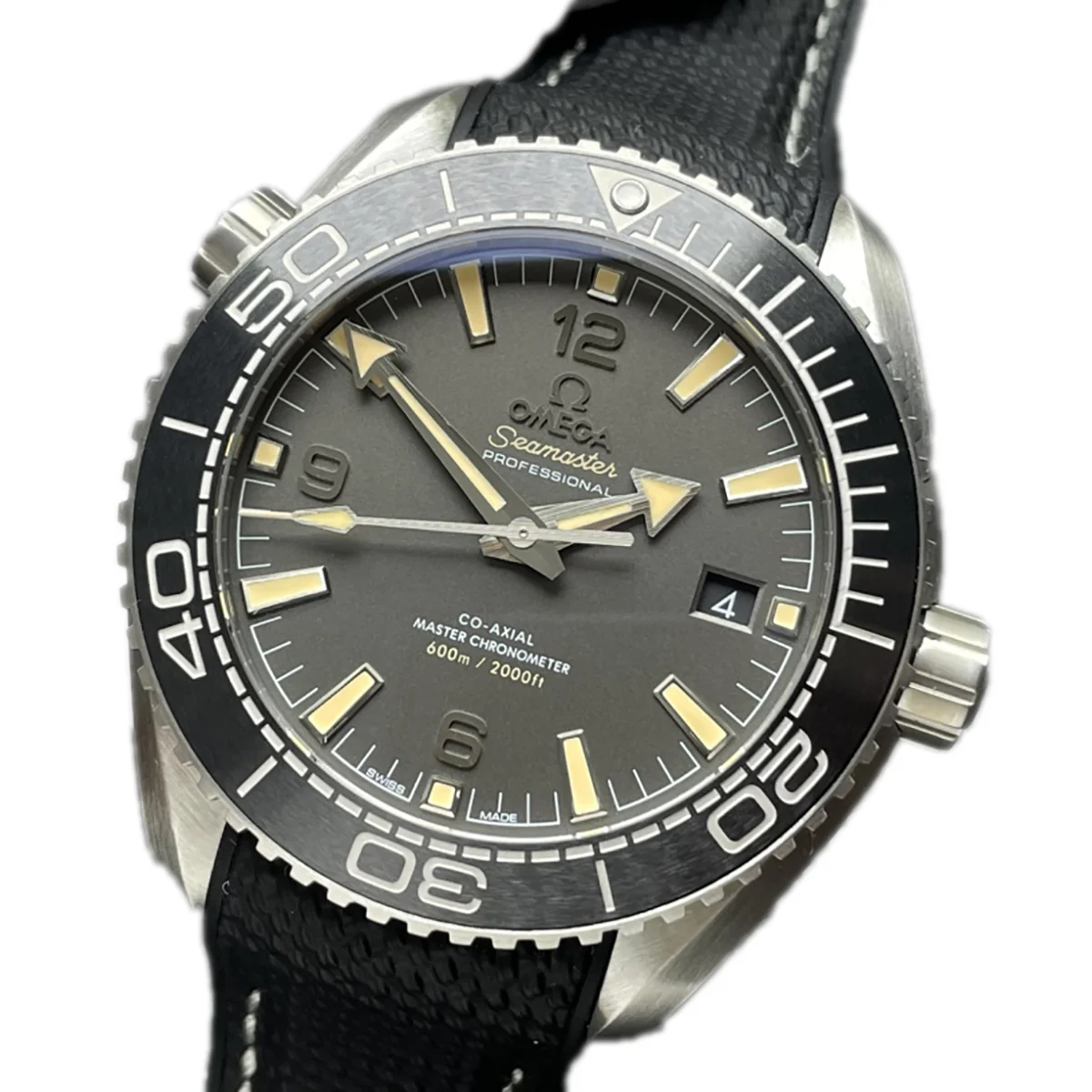 Seamaster Planet Ocean 600M 43.5mm Grey Dial Steel on Rubber Strap
