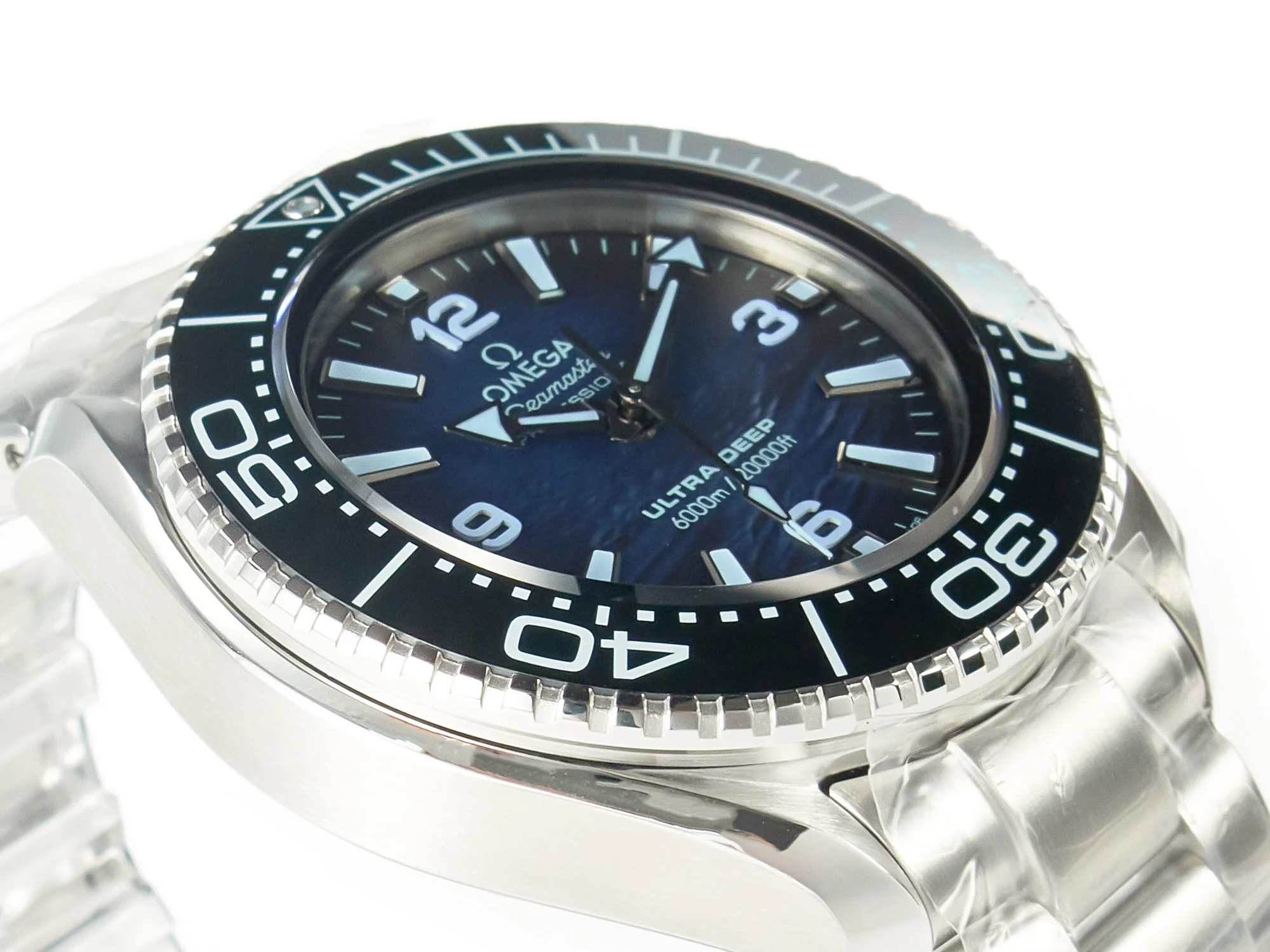 Seamaster ULTRA DEEP 6000M SS VSF 1:1 Best Edition Summer Blue Dial on SS Bracelet A8912